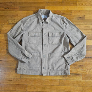 Everlane Mens Military Field Jacket Beige Size Medium